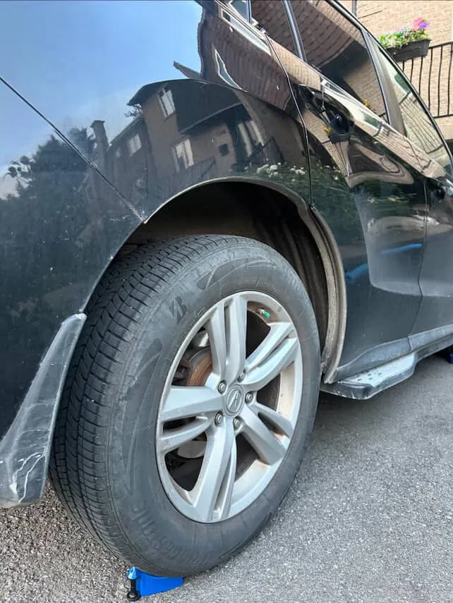 Wheel Restoration before professional detailing