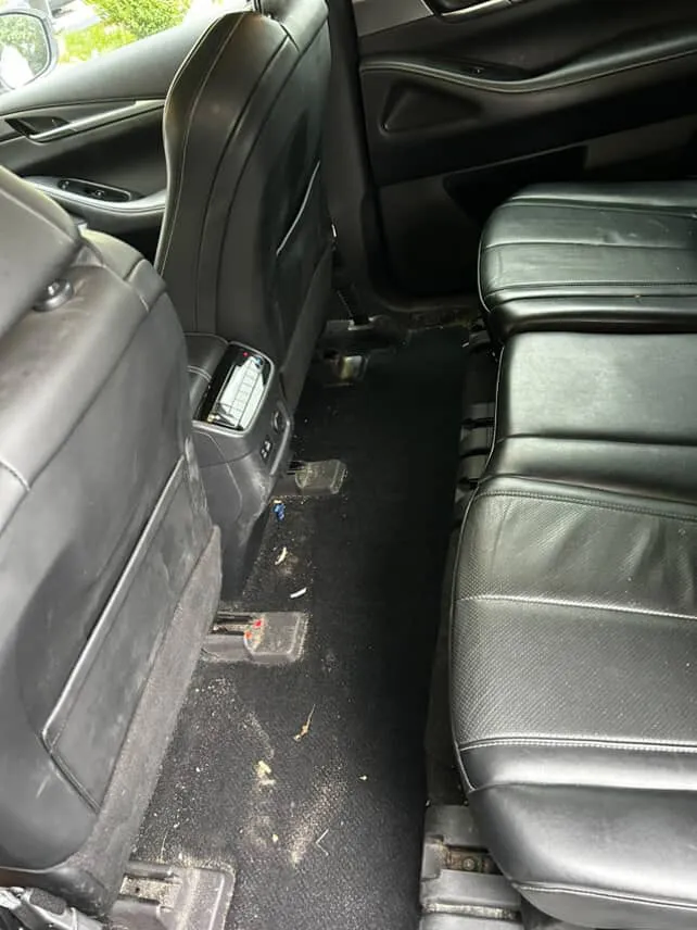 Interior Deep Clean before professional detailing