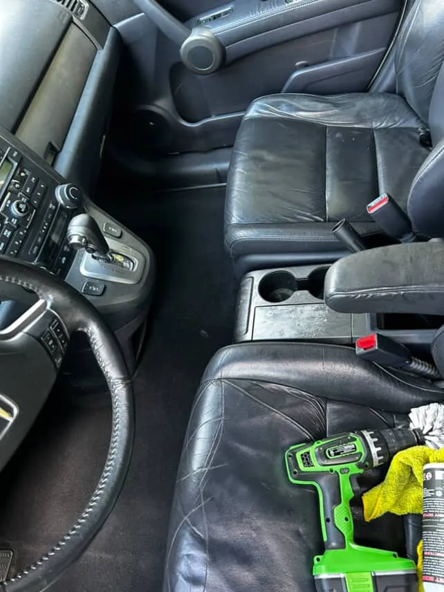 Interior detailing process